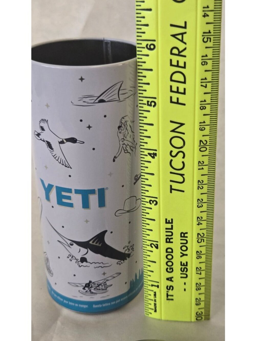 Yeti Collectible Slim Stash Can Outdoor Security Anyi-Theft 6in Tall